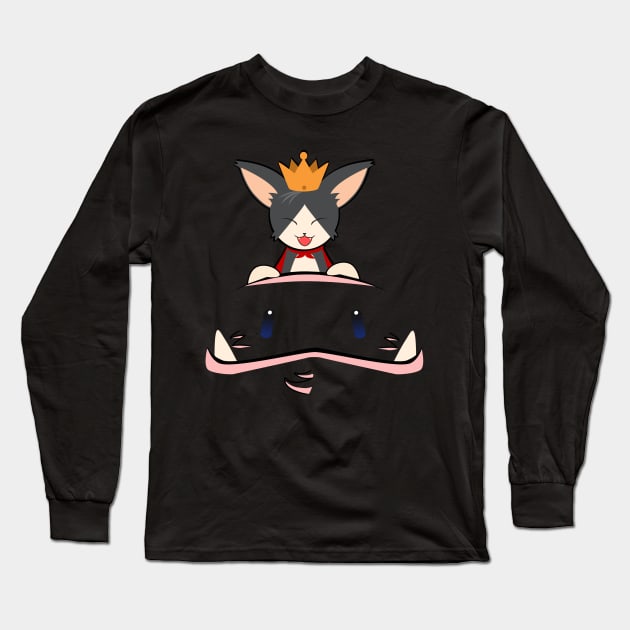 Cait Sith Long Sleeve T-Shirt by Steampunkd